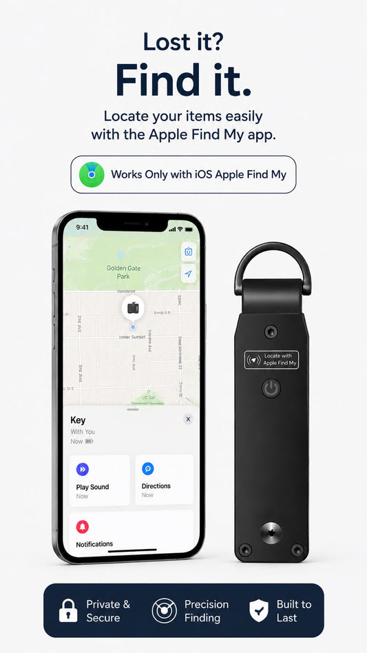 2-in-1 Key Organizer with Apple Tracker