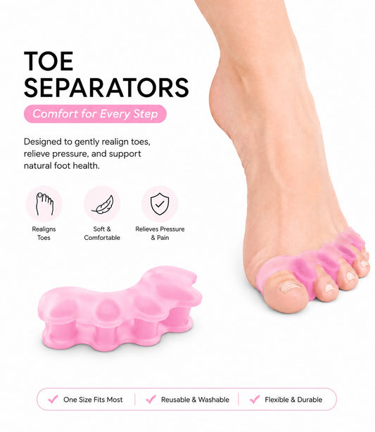 Pro Toe Separators – Foot Spacer for Comfort